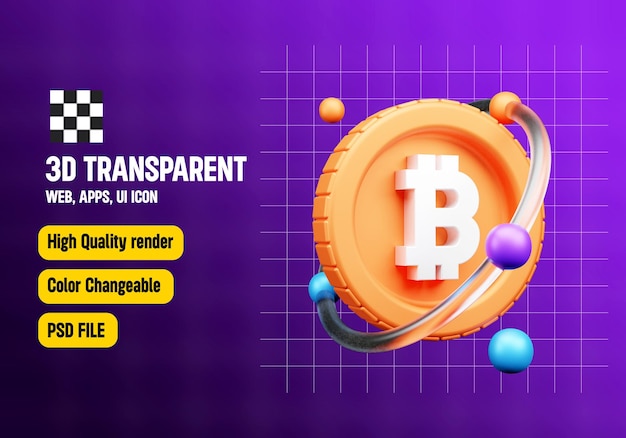 meta verse coin 3d icon or meta verse web and apps 3d icon illustration