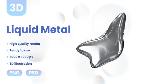 Metales líquidos en 3D