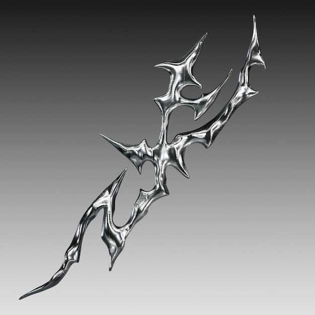 Metall-Scratch-Rune-Cybersiegel