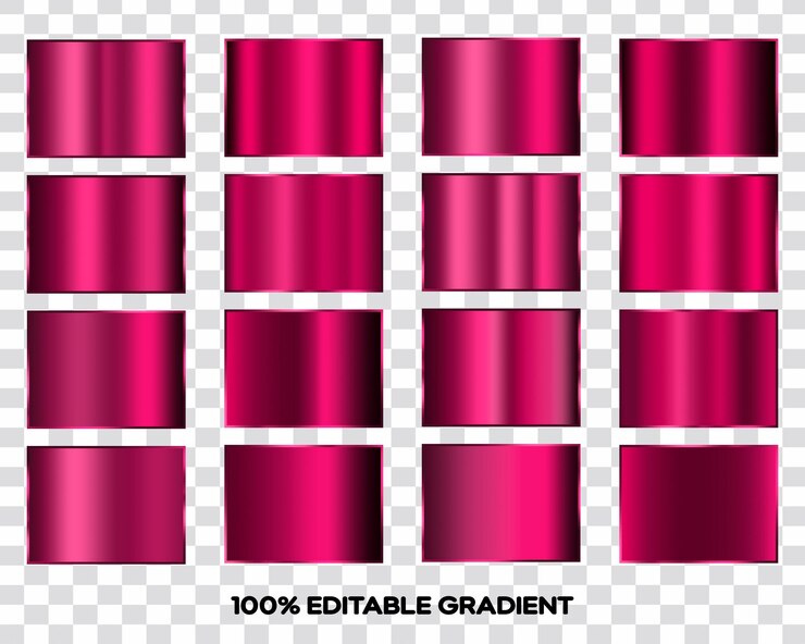 PSD metallic pink gradient background texture set pink gradient psd