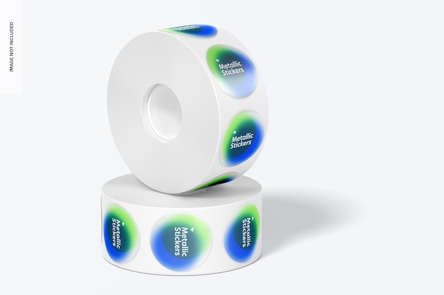 Metallic Sticker Rolls Modell, Perspektive