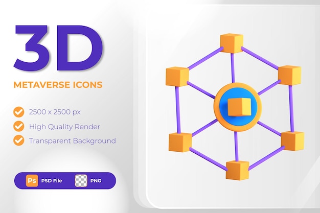 Metaverso 3D para Blockchain 3D