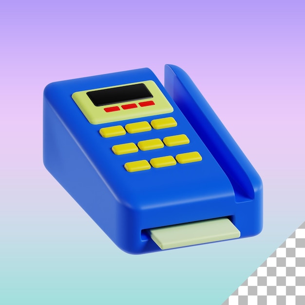méthode de paiement edc icône 3d en espèces