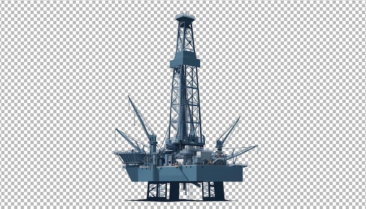PSD des méthodes d'exploration en profondeur de la terre dévoilées par une plate-forme de forage