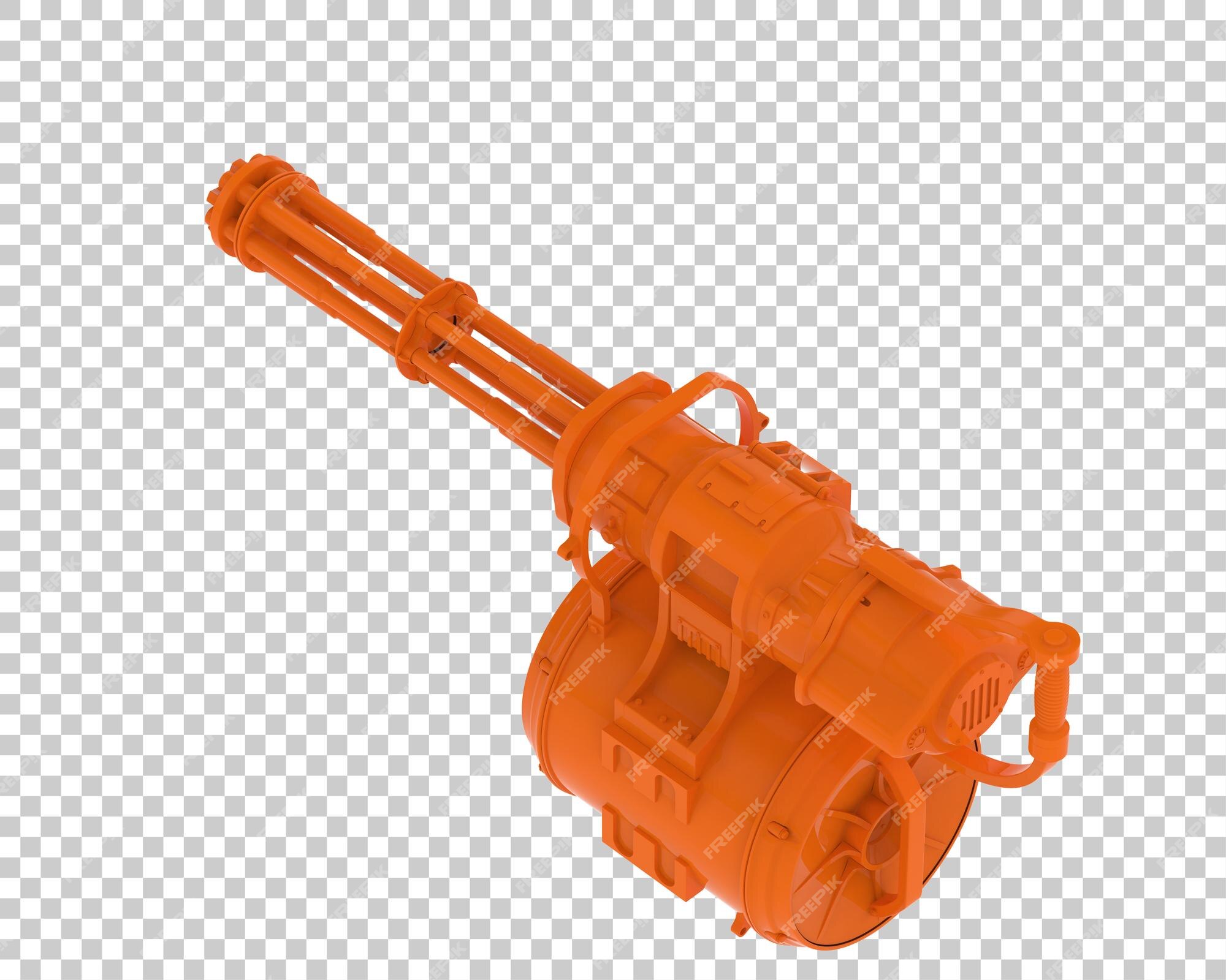 Metralhadora nerf ícone isolado 3d render ilustração