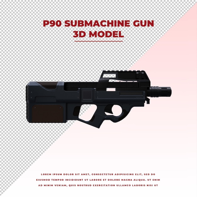 metralhadora P90