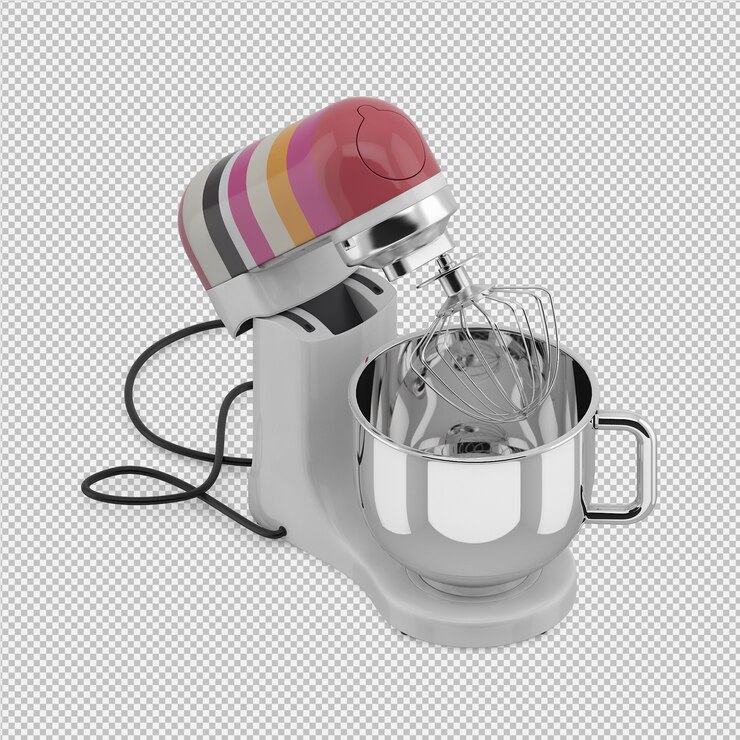 PSD mezclador isométrico 3d aislado render