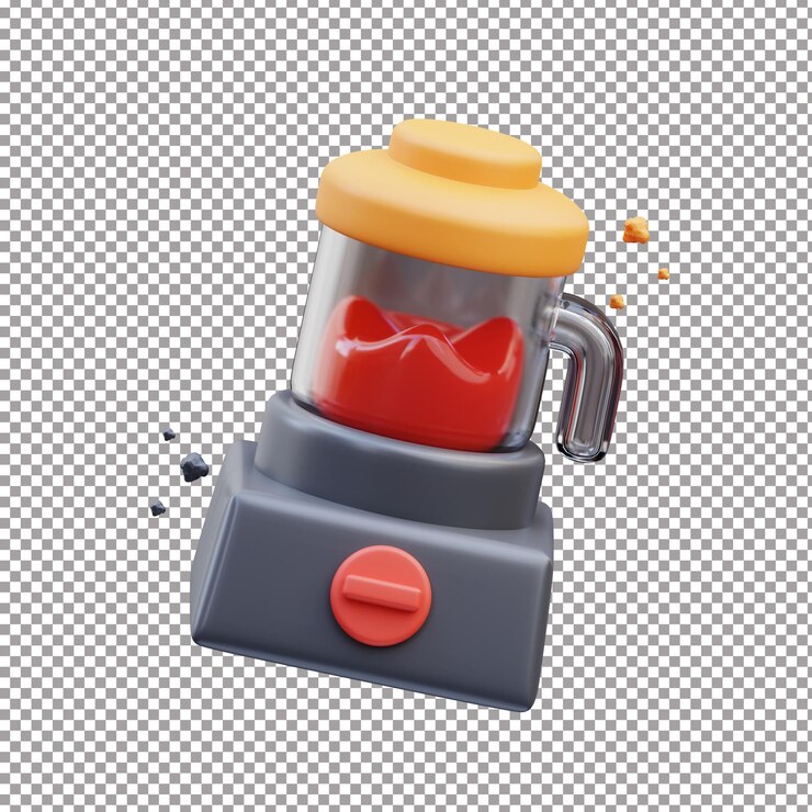 PSD mezclador renderizado en 3d