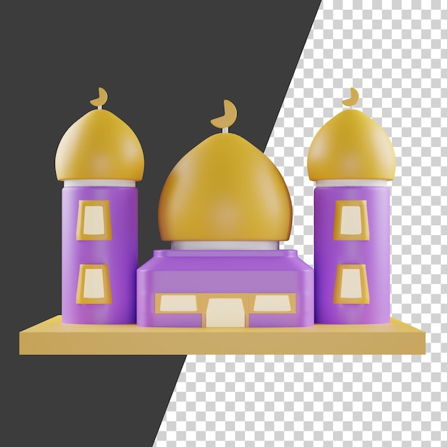 PSD mezquita 3d