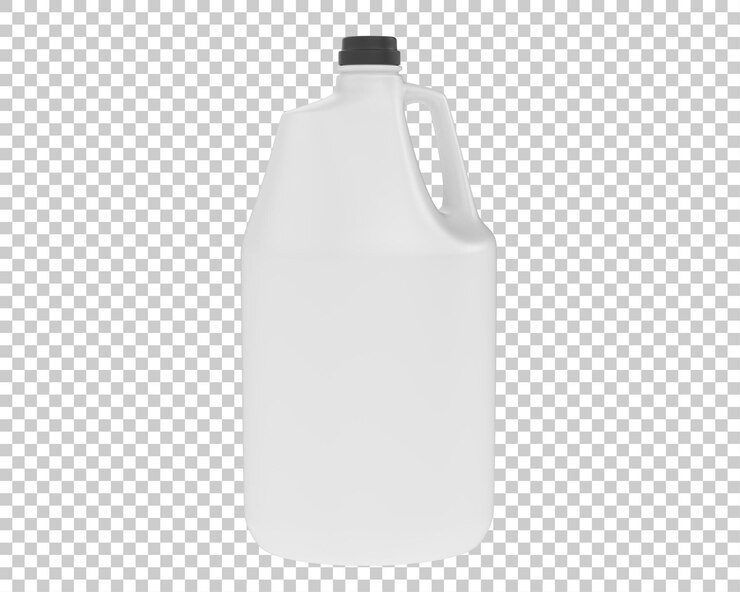 PSD mezzo gallone su sfondo trasparente 3d rendering illustrazione