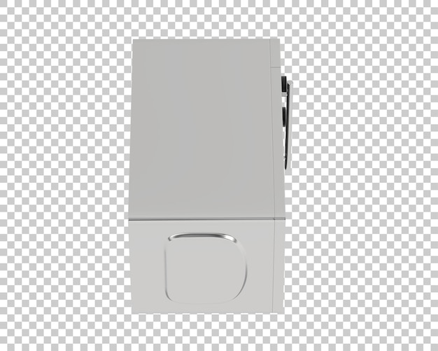 Micro-ondes isolé sur fond transparent illustration du rendu 3d