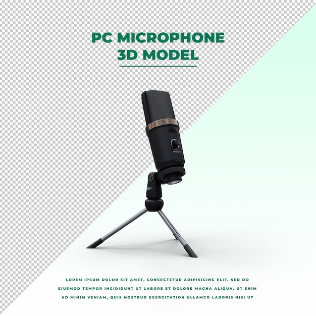 Microfone de PC para streaming