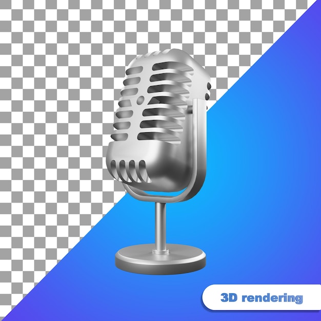 micrófono 3d