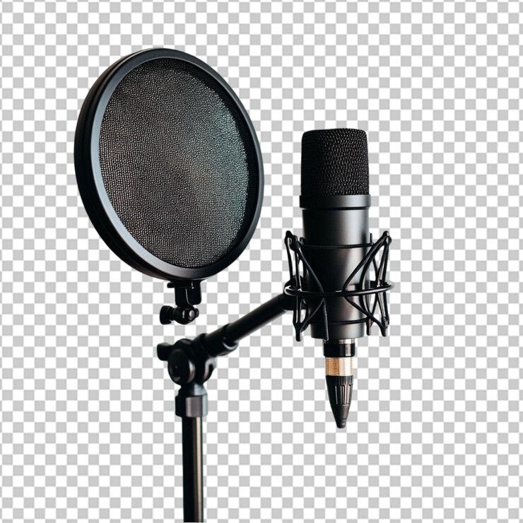 PSD micrófono en la estación de radiodifusión