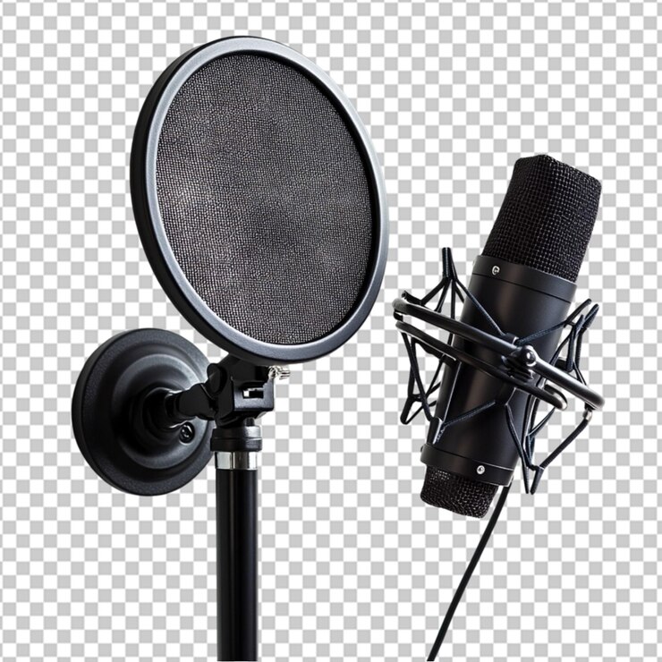 PSD micrófono en la estación de radiodifusión