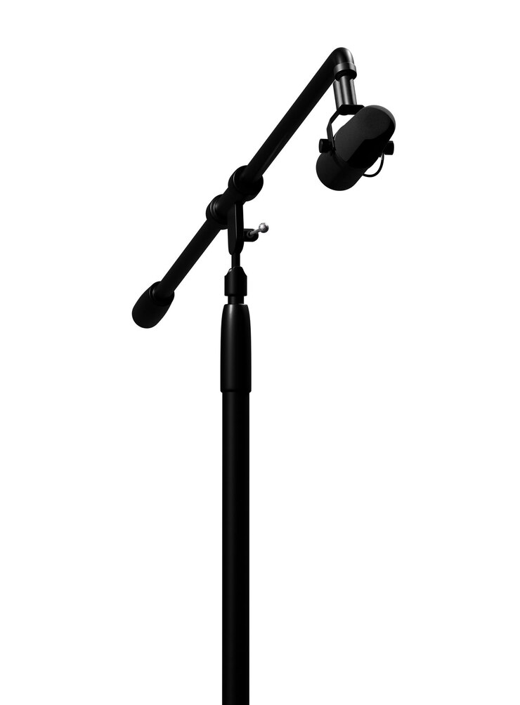 PSD micrófono de estudio micrófono condensador negro para grabación vocal y de audio