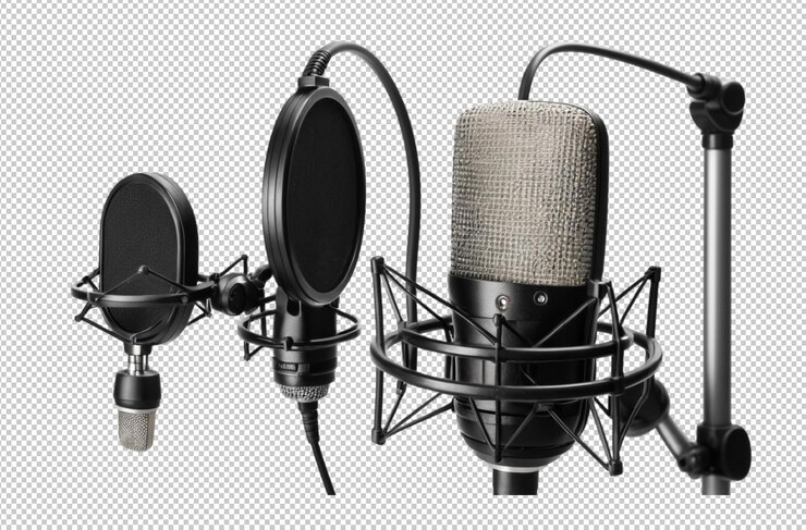 PSD micrófono de estudio profesional con rendimiento de filtro pop
