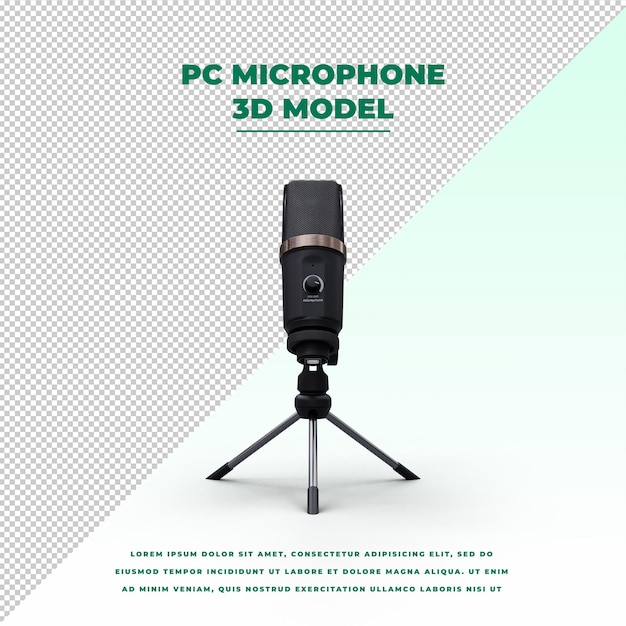 PSD micrófono de pc para streaming