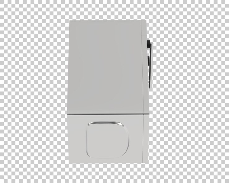 PSD microonde isolato su sfondo trasparente illustrazione del rendering 3d