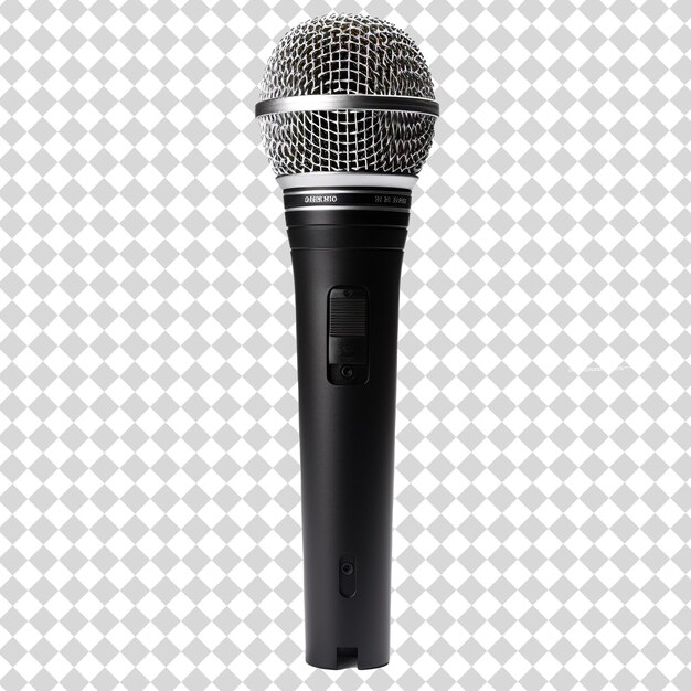 PSD microphone isolé sur fond transparent format de fichier png