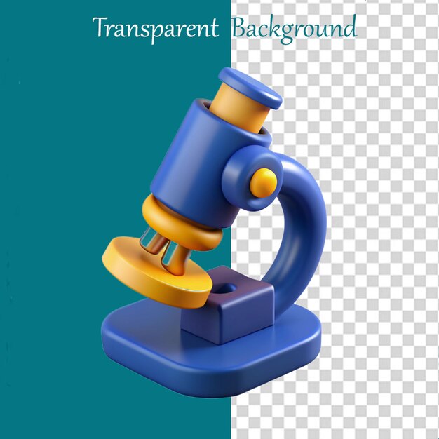 PSD un microscope 3d sur transparent