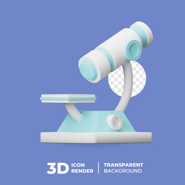 Microscope à Icône Médicale 3d