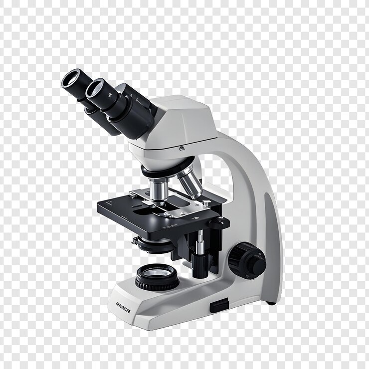 PSD un microscope à poignée noire et une poignée en plastique noir