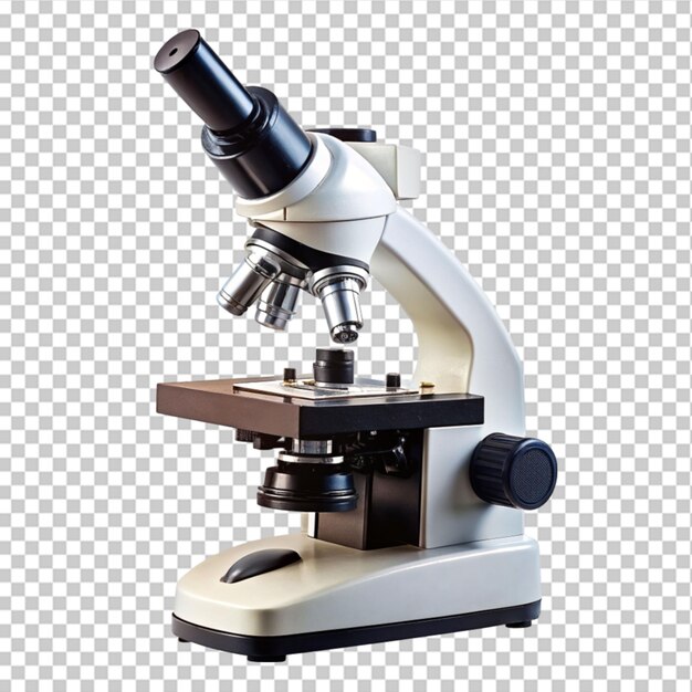 Microscópio 3d de alta qualidade renderização de fundo transparente
