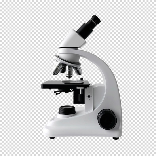 PSD microscopio aislado sobre un fondo transparente