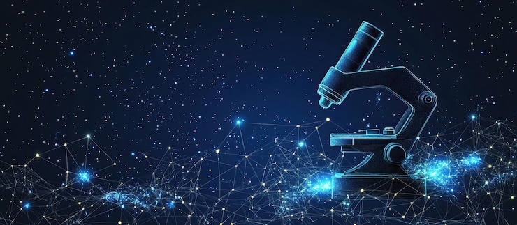 PSD el microscopio en una constelación