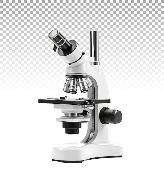 Microscopio de vidrio aislado que proporciona una vista clara en diseños científicos