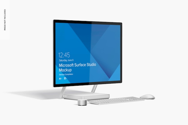 Microsoft Surface Studio-Modell, linke Ansicht