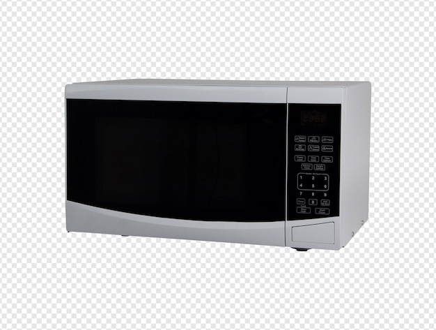 microwave on PSD transparent background