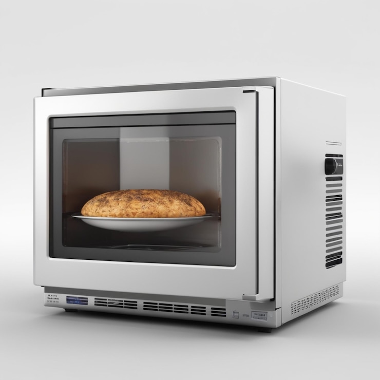 PSD microwave oven psd on a white background