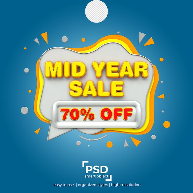 Mid year sale 70 prozent rabatt