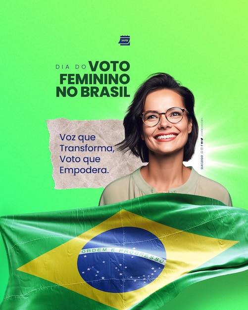 PSD mídia social dia do voto feminino no brasil