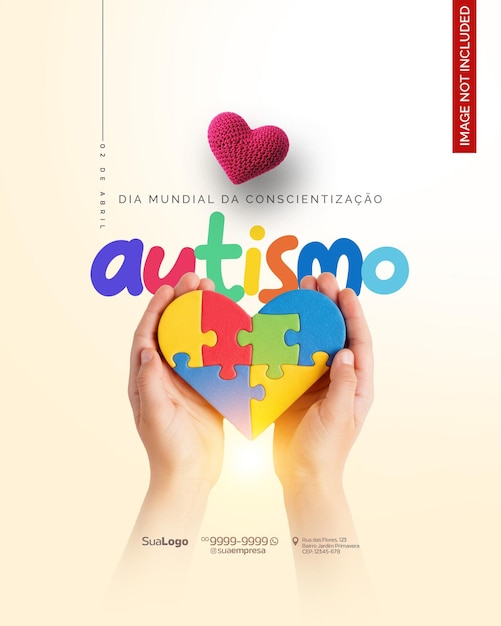 Mídia Social Dia Mundial da Conscientização do Autismo