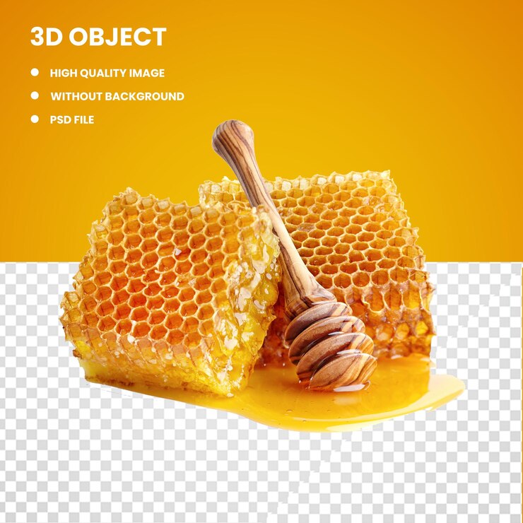 PSD miel 3d
