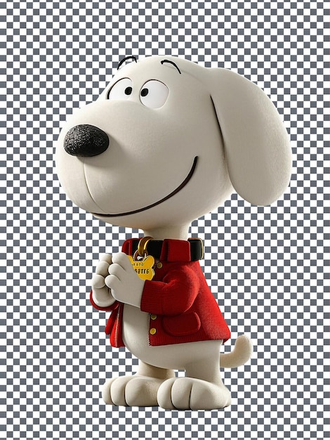 PSD le mignon brian griffin isolé sur un fond transparent