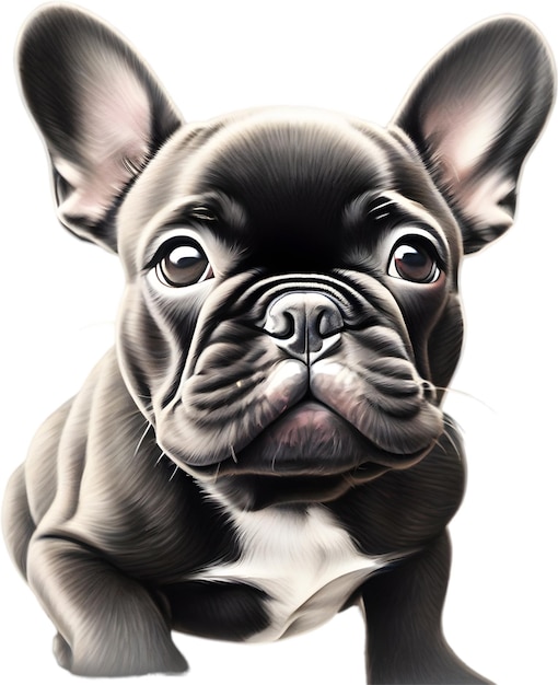 PSD un mignon chiot de bulldog français