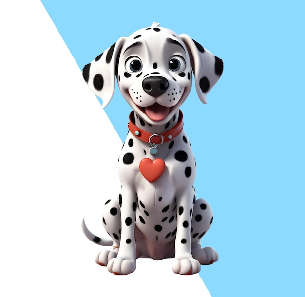 PSD mignon chiot dalmatien