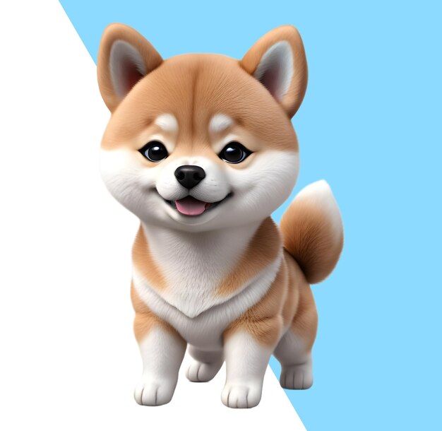 PSD mignon chiot shiba inu