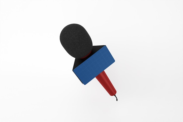 Mikrofon-Mockup