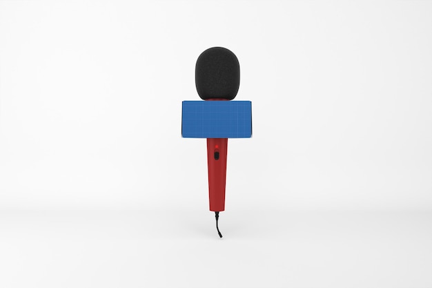Mikrofon-Mockup