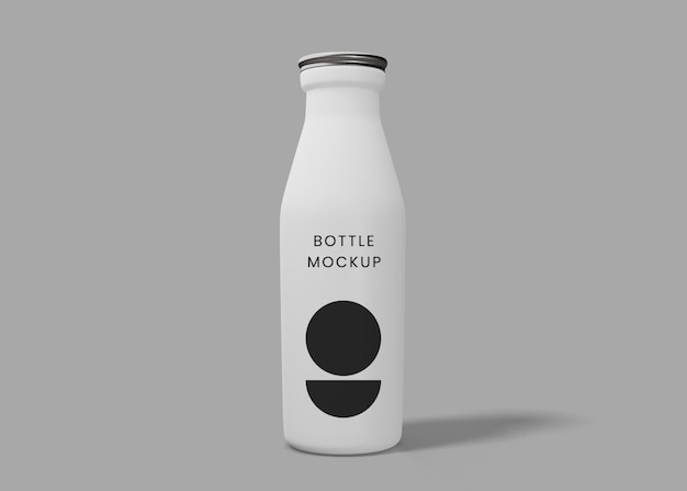 Milch- und Wasserflaschenverpackungsmodell