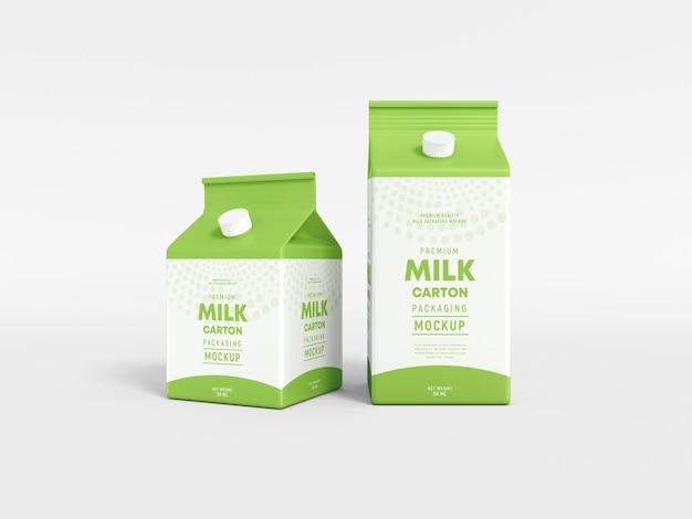 Milchkarton-Verpackungsmodell