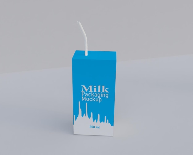 Milchverpackungsmodell