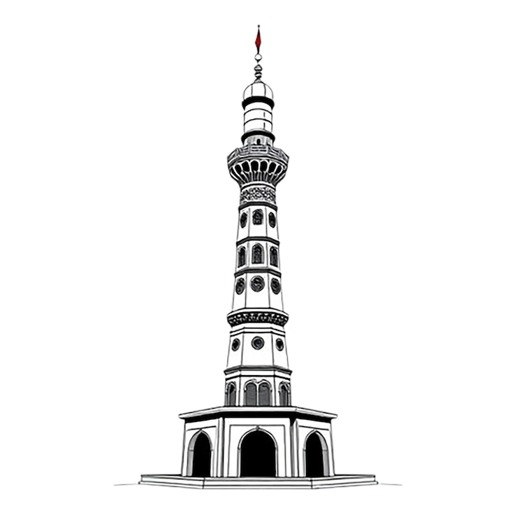PSD minar de la mezquita png