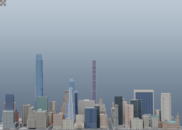 Minecraft City Skyline