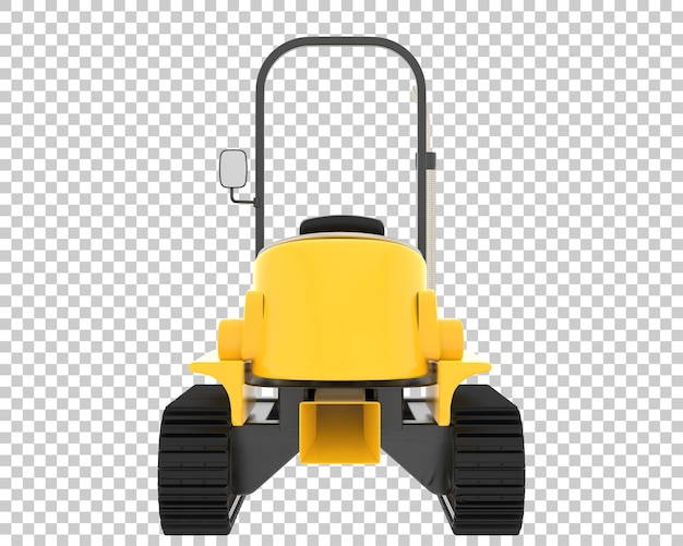 PSD mini-crawler auf transparentem hintergrund 3d-rendering-illustration